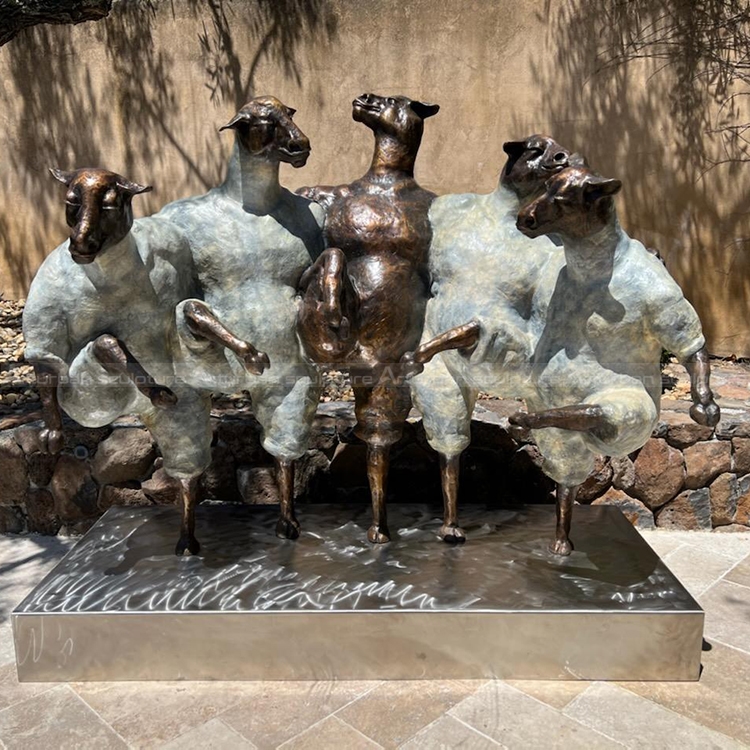 Schaf-Kunstskulptur