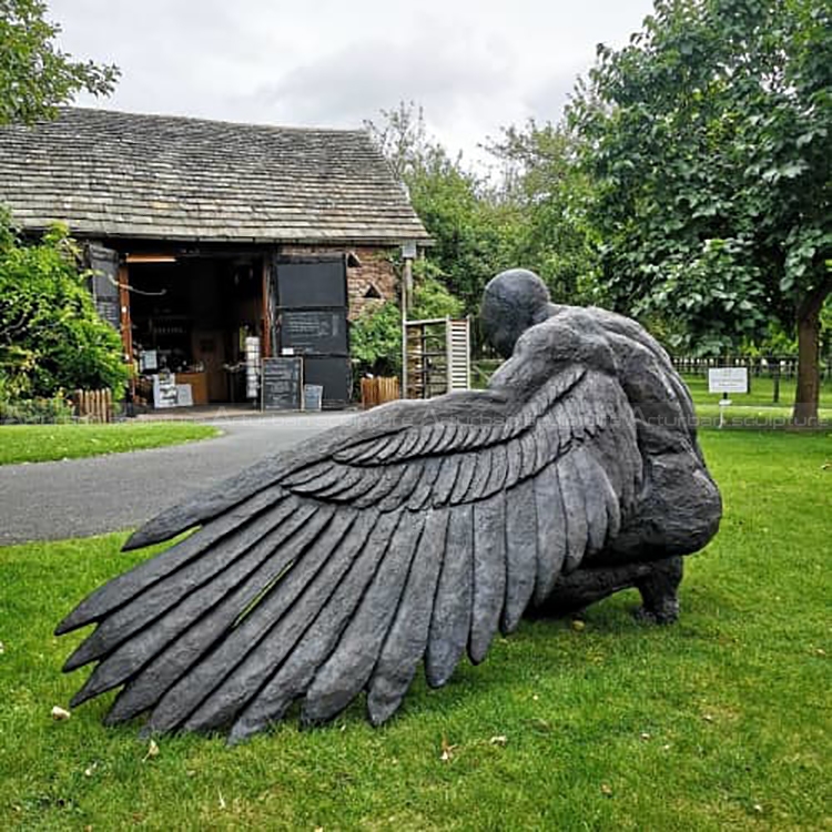 statue de jardin d'ange gardien