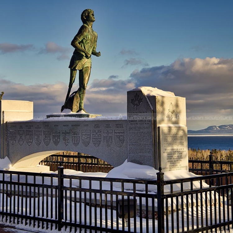 Placa de Pessoa Histórica Nacional Terry Fox