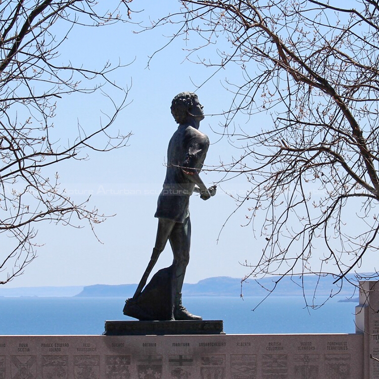Placa de Pessoa Histórica Nacional Terry Fox