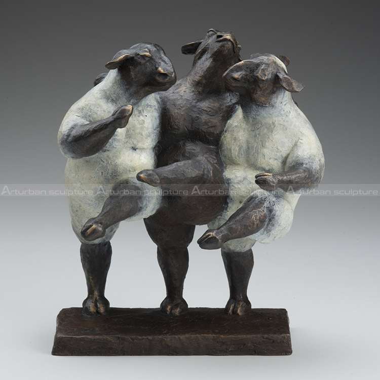 Schaf-Kunstskulptur