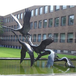 statue du lac des cygnes