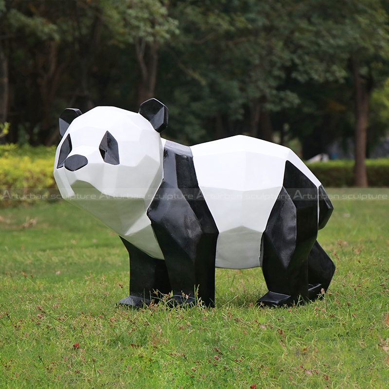 outdoor panda statue