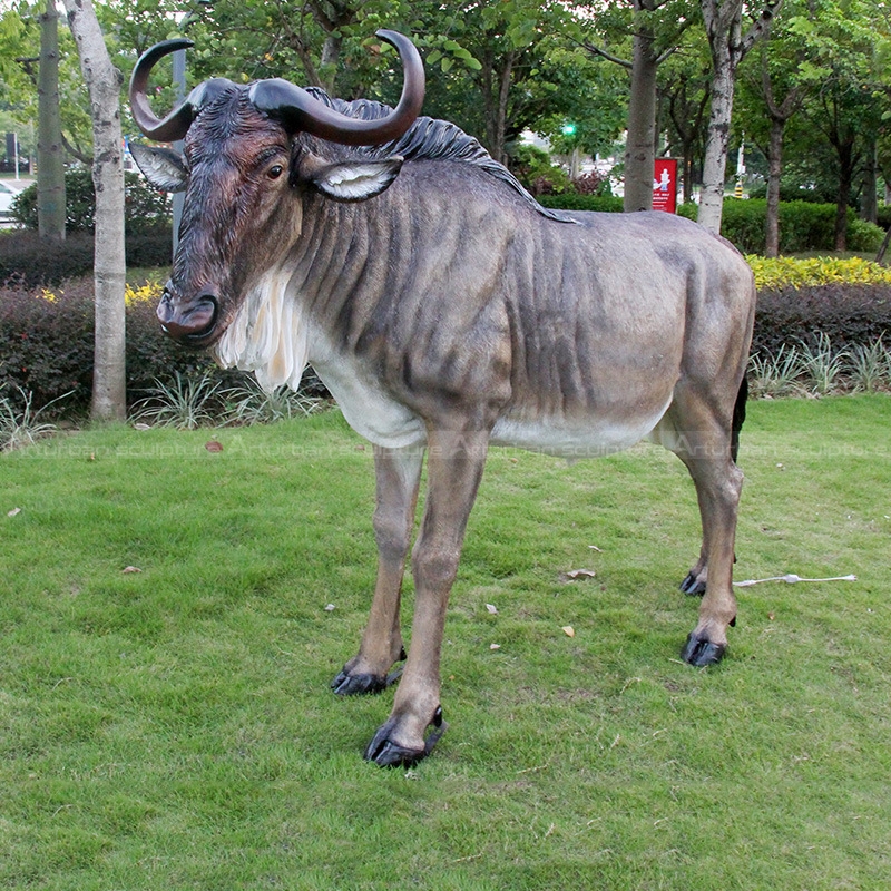 escultura de gnu