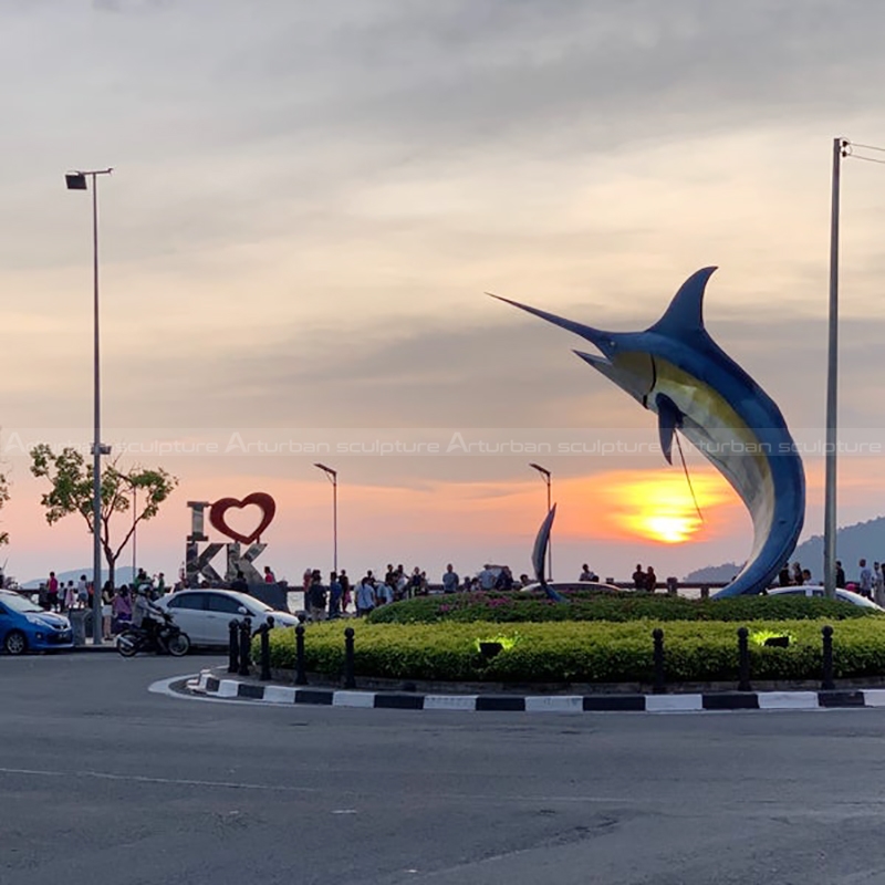 Statue des Blauen Marlins