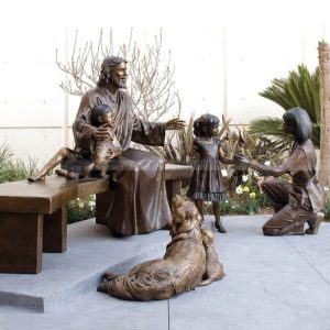jesus außen statue