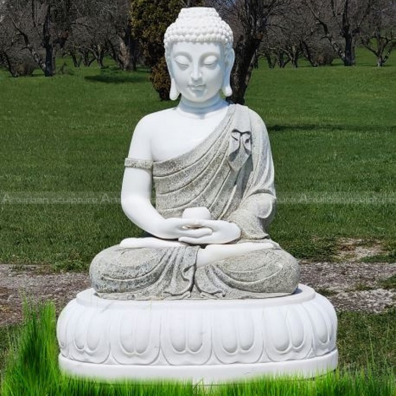 scultura di Buddha per giardino