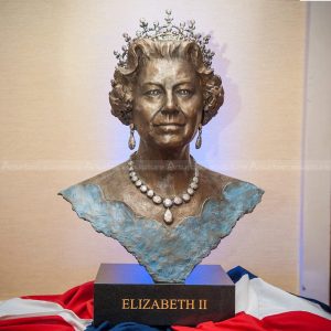 busto da rainha Elizabeth