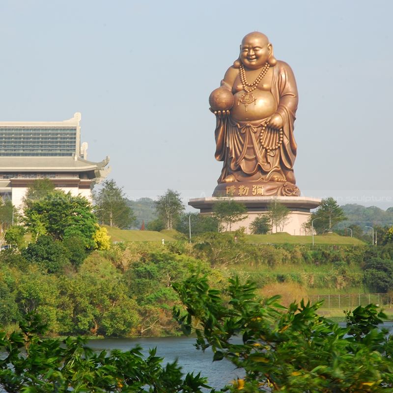 Statua di Buddha Felice per Giardino