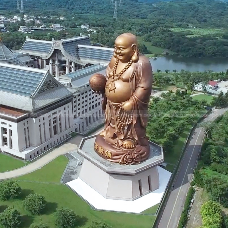 Statua di Buddha Felice per Giardino