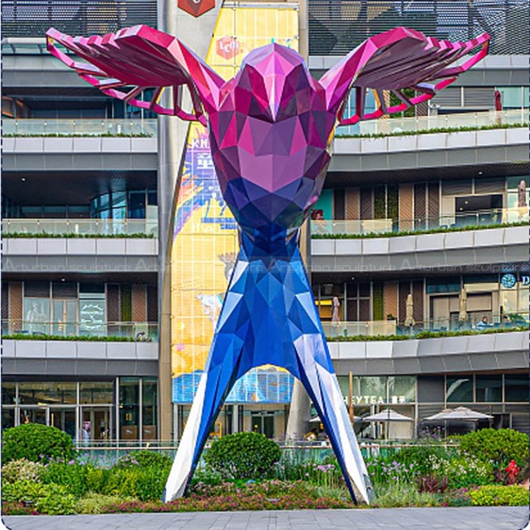 Schwalben Gartenskulptur