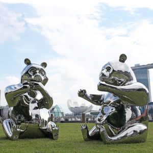 estátua de panda gigante