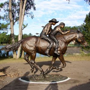 statua di guerriero indiano