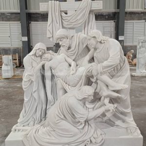 statue de Jésus mort