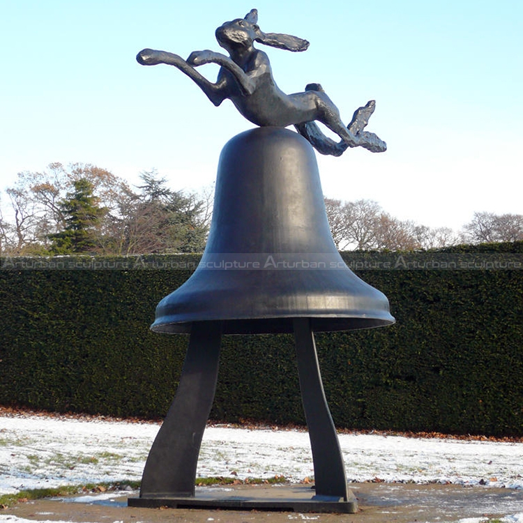 statue de lapin en bronze