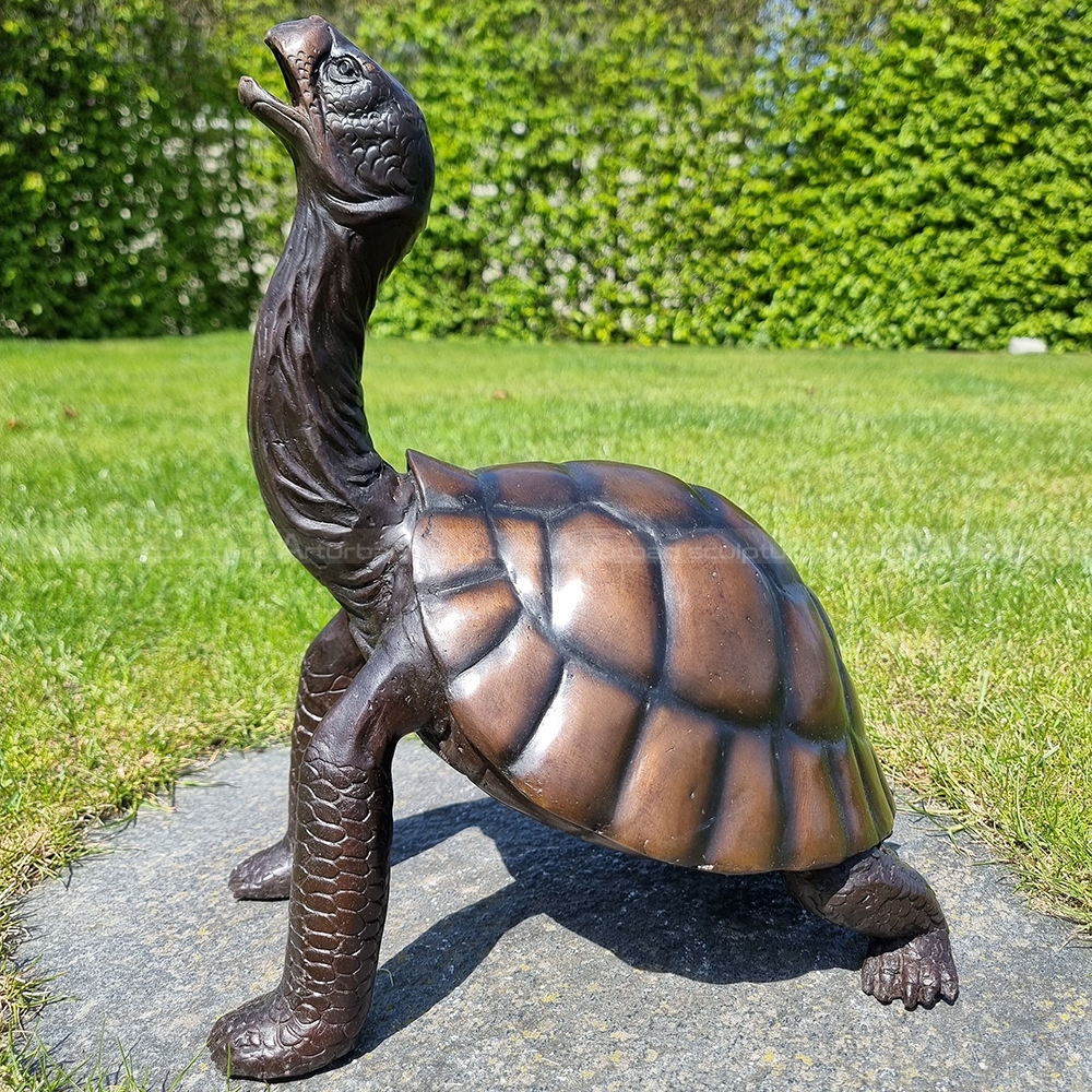 sculpture de tortue de jardin