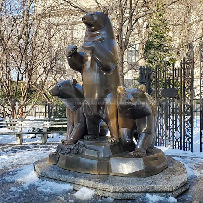 estatuas de osos para exteriores