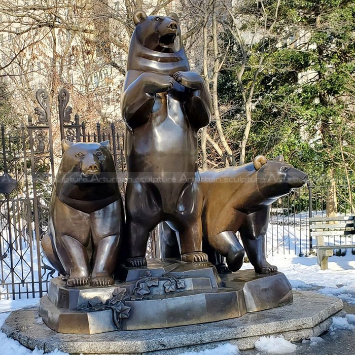 estatuas de osos para exteriores
