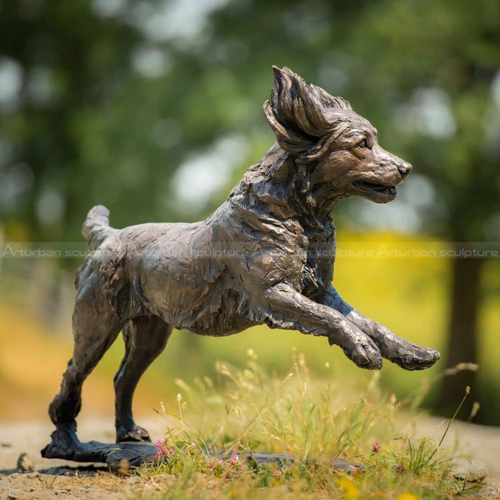 estátua de cachorro