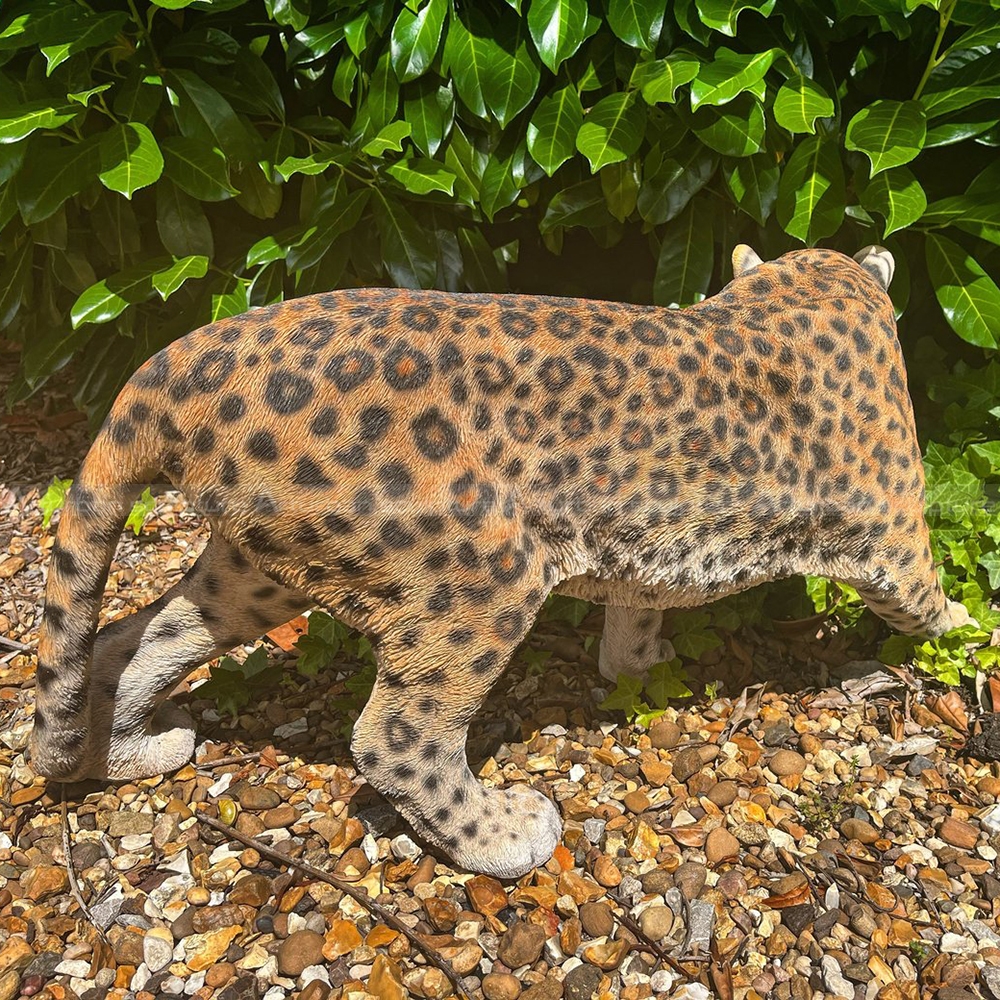 statue de jardin de léopard