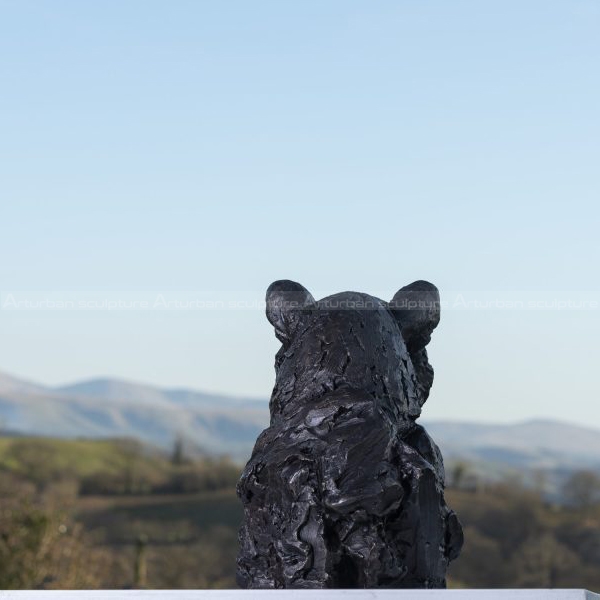 figurino de cabeça de leopardo
