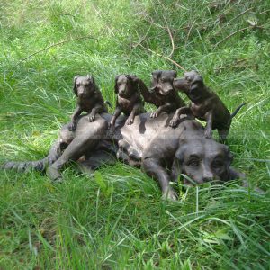 Statue de chien Labrador pour jardin extérieur