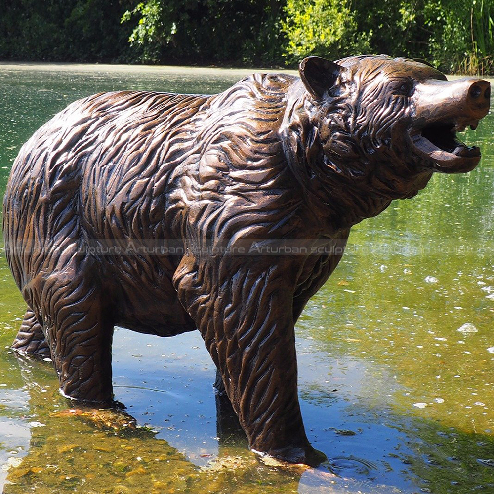 sculpture d'ourson