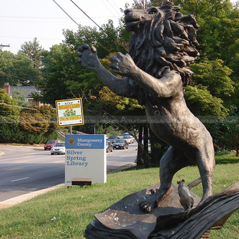 statue de la cour du lion