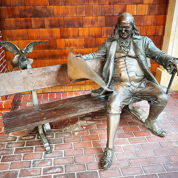 escultura de benjamin franklin