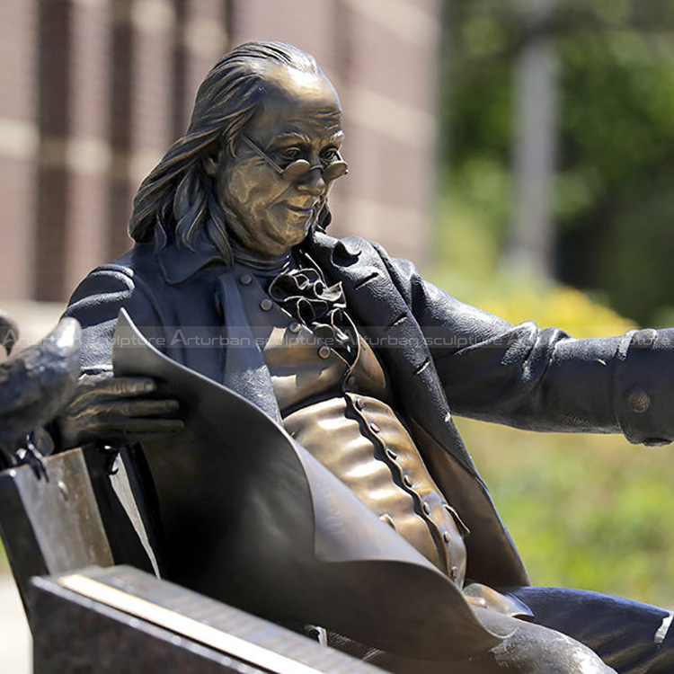 escultura de benjamin franklin