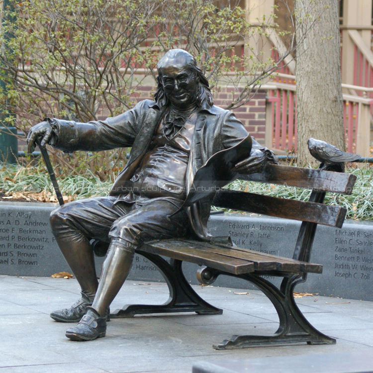 escultura de benjamin franklin