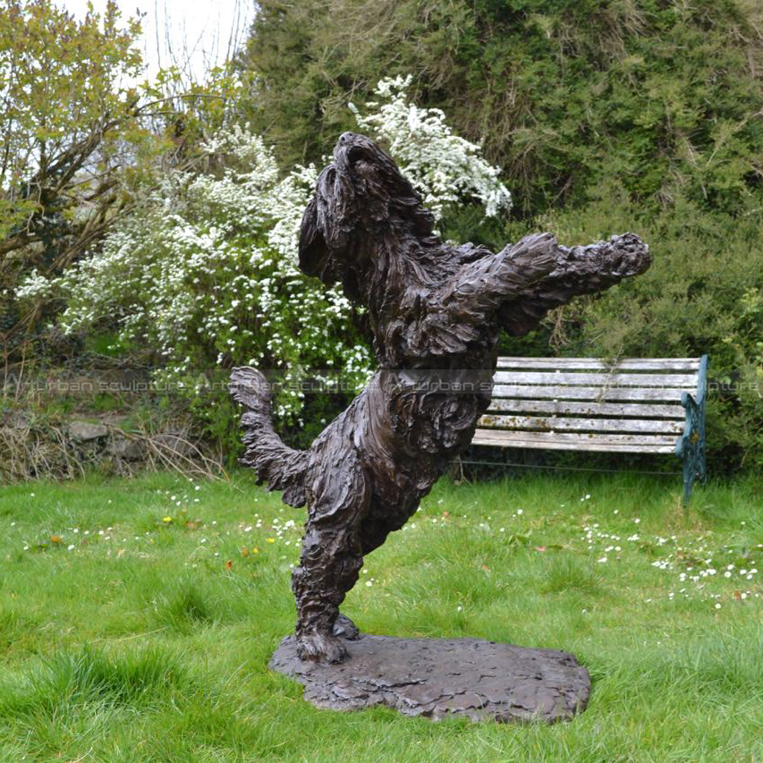 Bartcollie-Statue