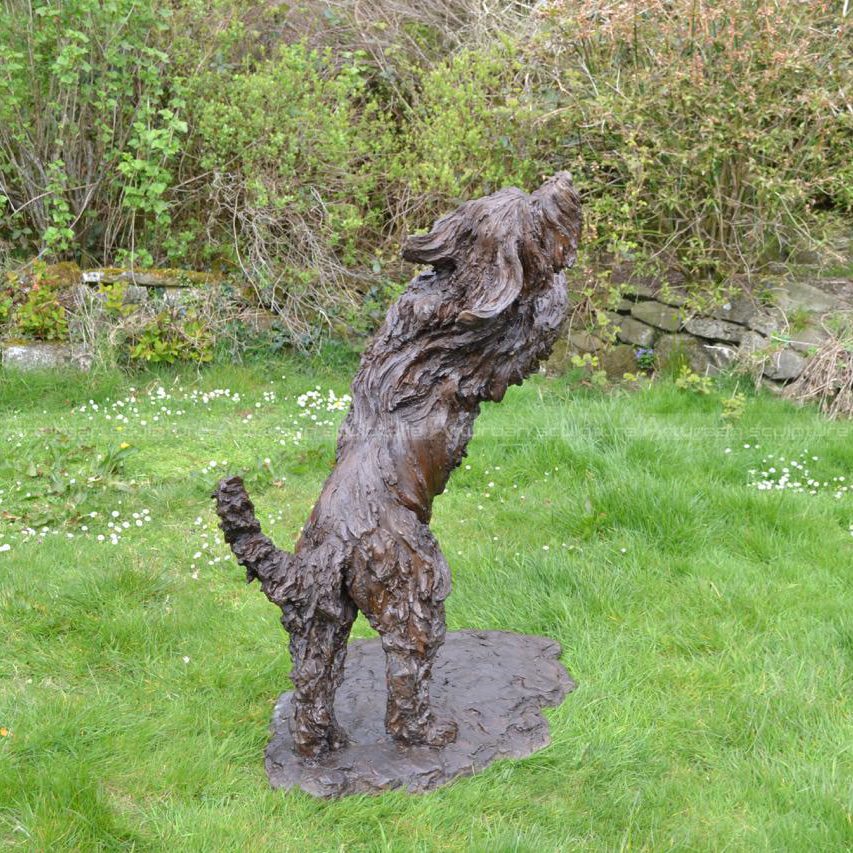 Bartcollie-Statue
