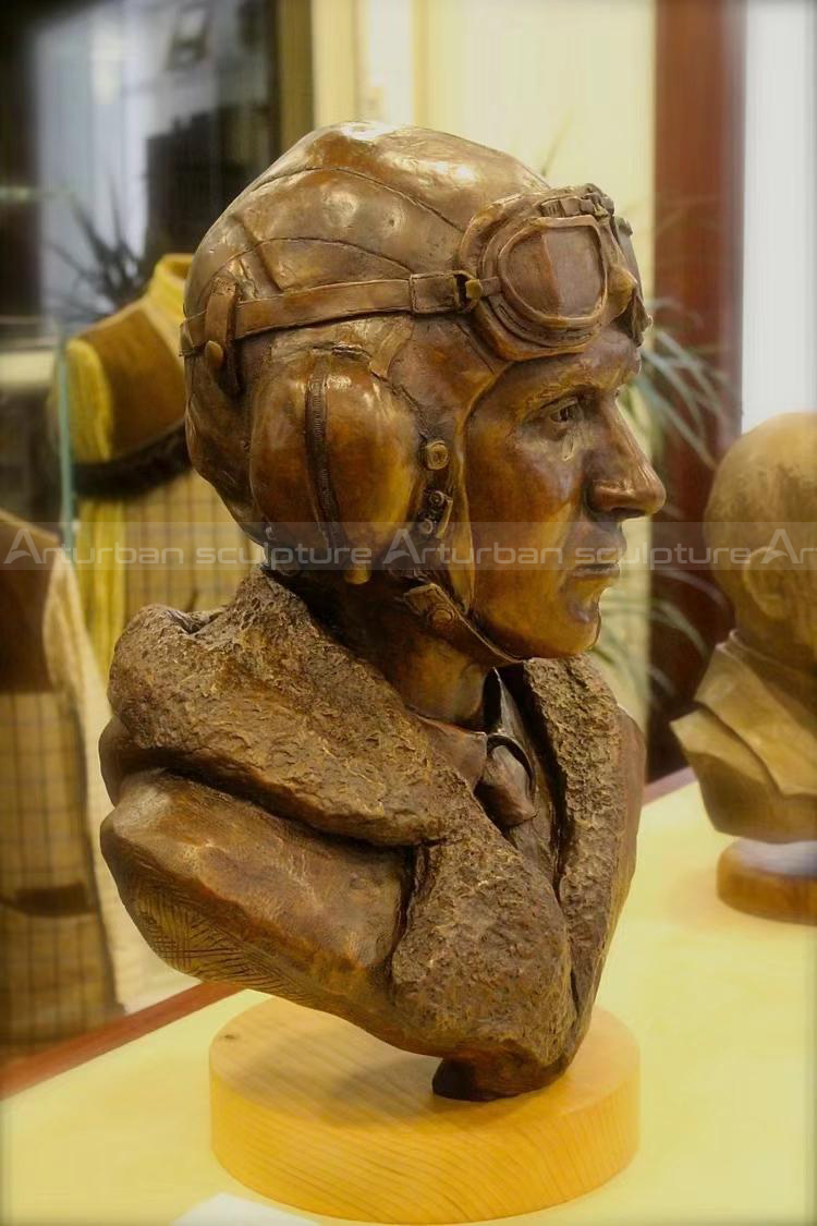 soldier bust statue