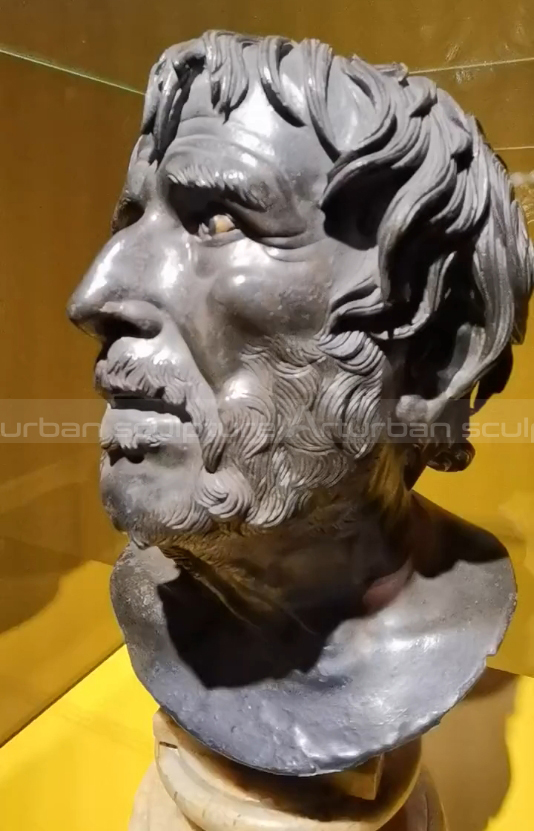Pirate bust sculpture