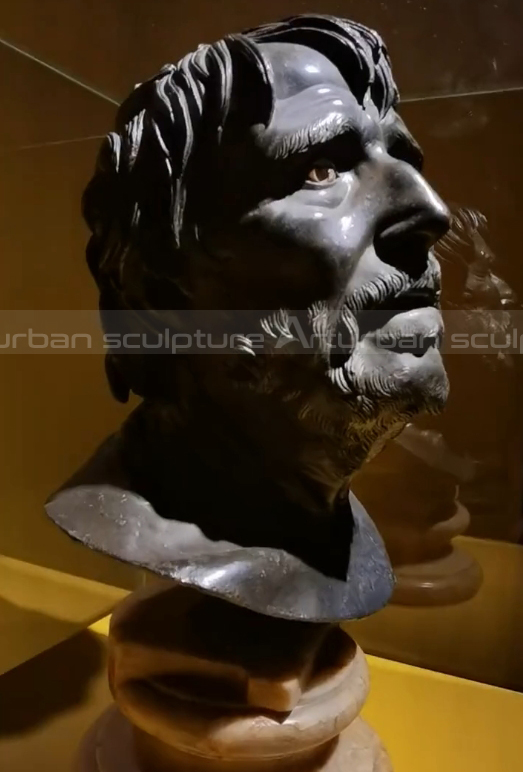 Pirate bust sculpture