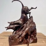 grandes statues de chiens d'extérieur