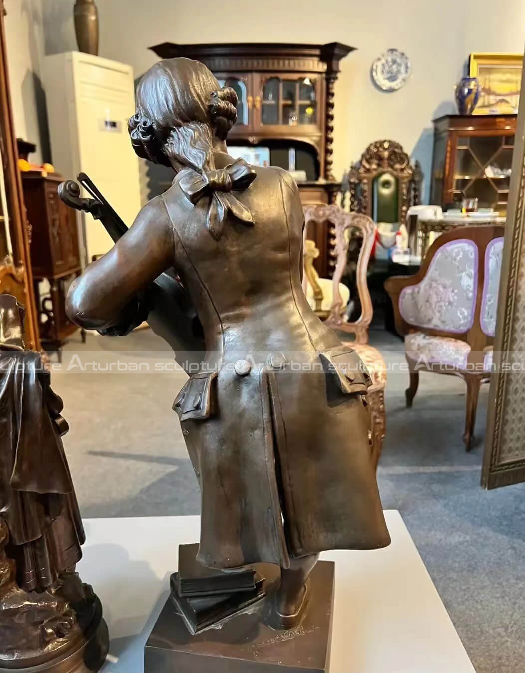 Statue en bronze de Mozart