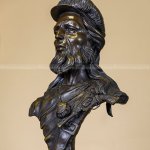 Jim-Davidson-Bronzeskulptur