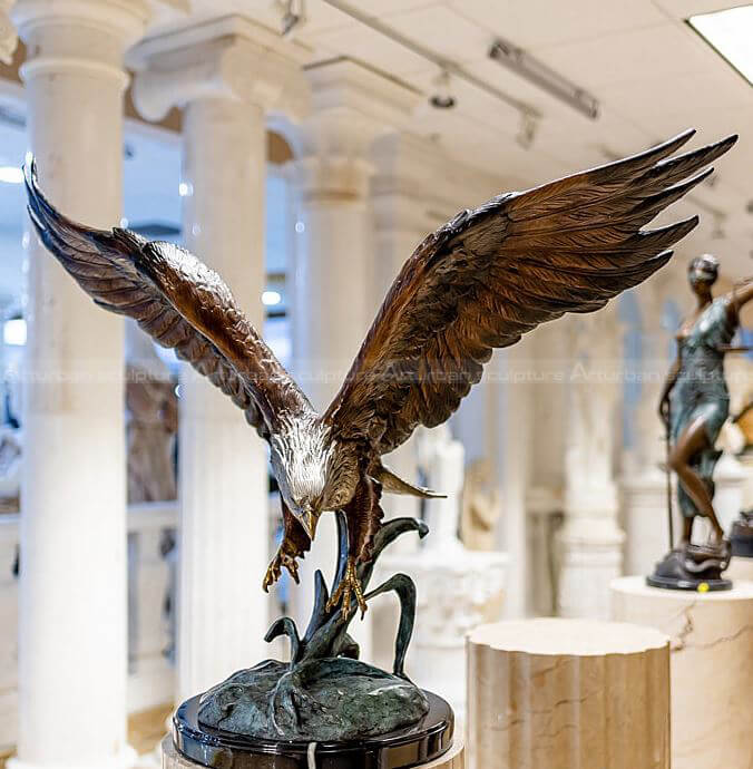 large eagle statue