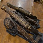 large cannon sculpture - Image 2