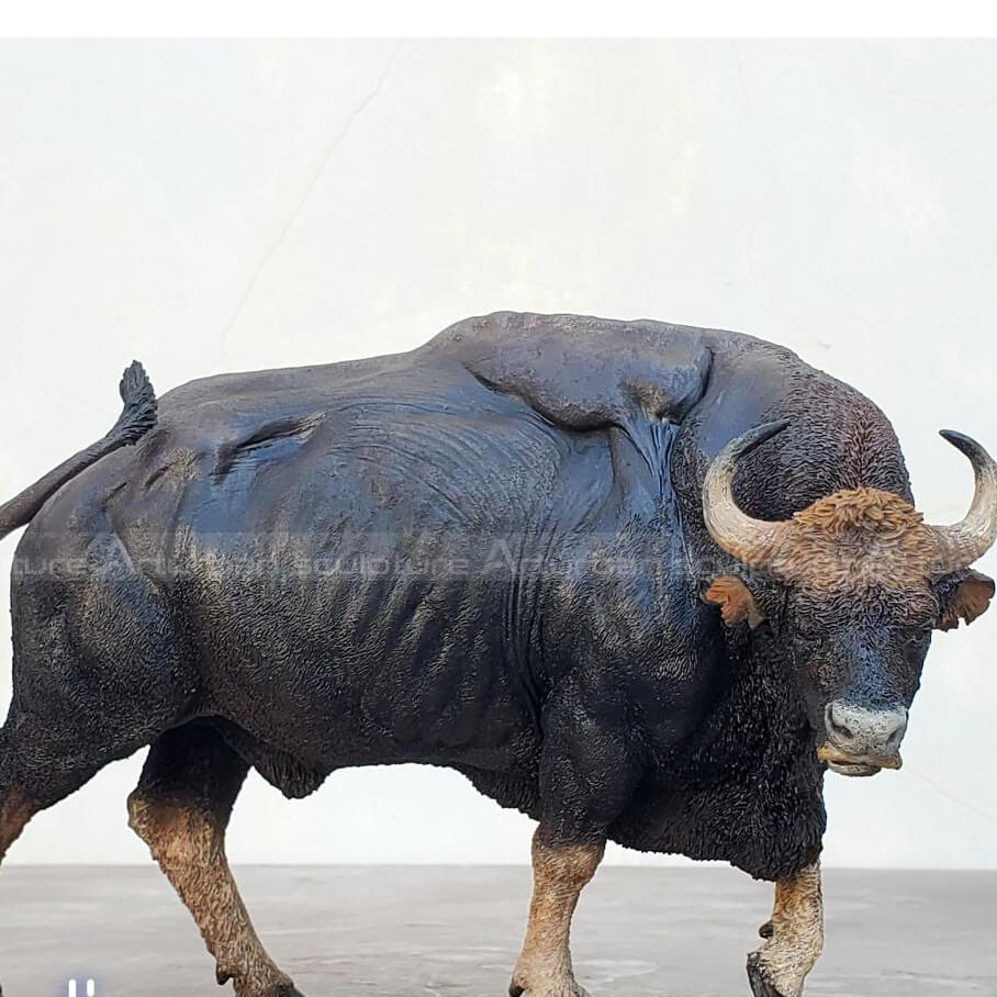 statue de bison d'Europe