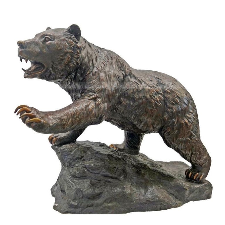 ornamenti da giardino dell'orso nero