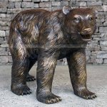 ornamenti da prato a forma di orso di grandi dimensioni