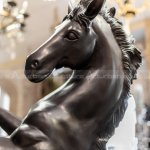 Estatua de caballo de bronce a tamaño natural en venta