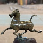 Décoration de statue de cheval