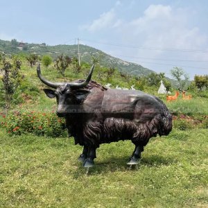 Yak-Skulptur