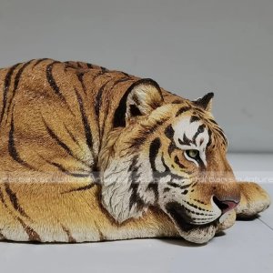 Statue de Tigre Accroupi