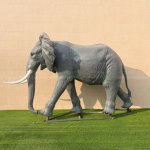 Sculpture d'éléphant pour jardin
