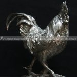 Escultura de Jardim de Galinha de Metal